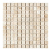 Diano Royal (Queen Beige) Marble 1X1 Mosaic Polished