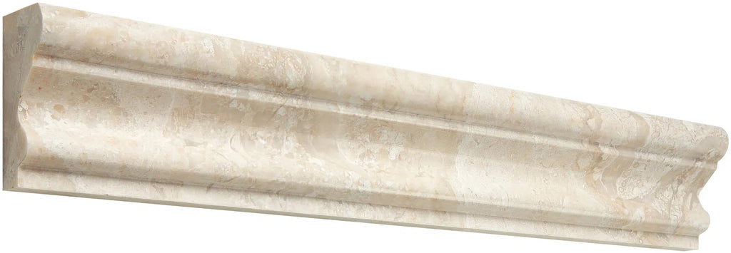 Diano Royal (Queen Beige) Marble 2X12 Milano Molding Liner Polished-Honed