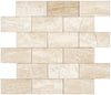 Diano Royal (Queen Beige) Marble 2X4 Pillowed Brick Mosaic Polished