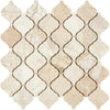 Diano Royal (Queen Beige) Marble 3 inch Lantern Mosaic (Arabesque/Moroccan/Baroque) Mosaic Polished