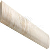 Diano Royal (Queen Beige) Marble 3/4X12 Bullnose Liner Polished - Honed - SurfacesGalorePolished