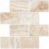 Diano Royal (Queen Beige) Marble 3X6 Tile Tumbled - SurfacesGalore