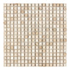 Diano Royal (Queen Beige) Marble 5/8X5/8 Mosaic Polished - SurfacesGalore