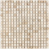 Diano Royal (Queen Beige) Marble 5/8X5/8 Mosaic Polished - SurfacesGalore