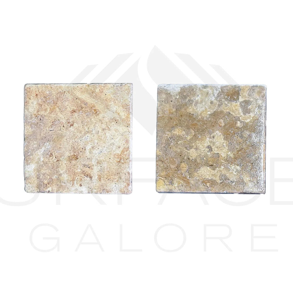 Dore Reale Light (Golden Beige) 6X6 Tumbled Tile 100 Sq.Ft. $11.99/Sq.Ft.