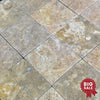 Dore Reale Light (Golden Beige) 6X6 Tumbled Tile 100 Sq.Ft. - Discounted, Marble/Travertine Clearance Sale - SurfacesGalore