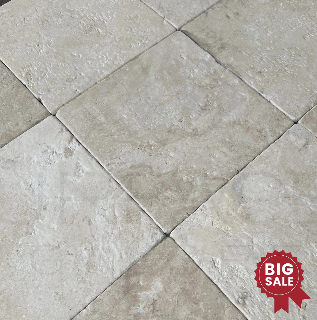 Durango (Santa Fe) 12X12 Tumbled Tile 100 Sq.Ft. - Discounted, Marble/Travertine Clearance Sale - SurfacesGalore