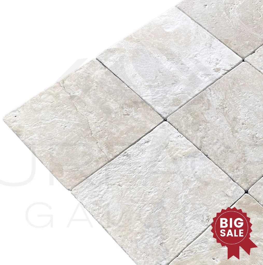 Durango (Santa Fe) 12X12 Tumbled Tile 100 Sq.Ft. - Discounted, Marble/Travertine Clearance Sale - SurfacesGalore