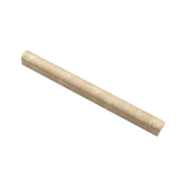 Durango/Paredon (Mexican) 1X12 Dome (Cane) Liner Travertine Honed - SurfacesGalore