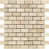 Durango/Paredon (Mexican) 1X2 Brick Mosaic Travertine Tumbled - SurfacesGalore