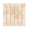 Durango/Paredon (Mexican) 2X2 Brick Mosaic Travertine Tumbled - SurfacesGalore