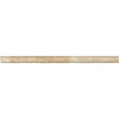 Durango/Paredon (Mexican) 3/4X12 Bullnose Liner Travertine Honed - SurfacesGalore