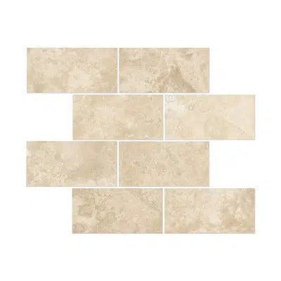 Durango/Paredon (Mexican) 3X6 Travertine Filled and Honed - SurfacesGalore