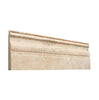 Durango/Paredon (Mexican) 4X12 Baseboard Trim Liner Travertine Honed - SurfacesGalore