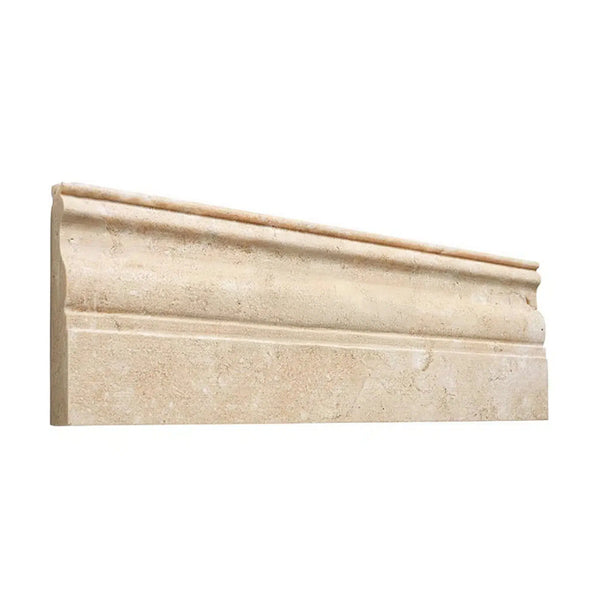 Durango/Paredon (Mexican) 4X12 Baseboard Trim Liner Travertine Honed