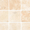 Durango/Paredon (Mexican) 4X4 Travertine Tumbled - SurfacesGalore