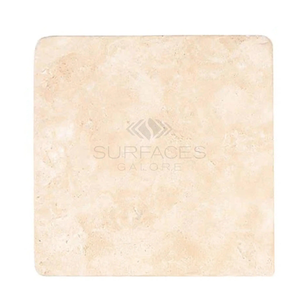 Durango/Paredon (Mexican) 6X6 Travertine Filled and Honed - SurfacesGalore