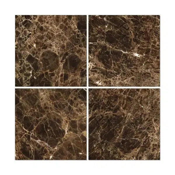 Emperador Dark Marble 12X12 Polished