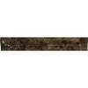 Emperador Dark Marble 2X12 OG-1 (Single-step Chair Rail Trim) Liner Polished