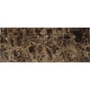 Emperador Dark Marble 4 3/4X12 Baseboard Trim Liner Polished