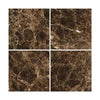 Emperador Dark Premium Marble 12X12 Polished - SurfacesGalore