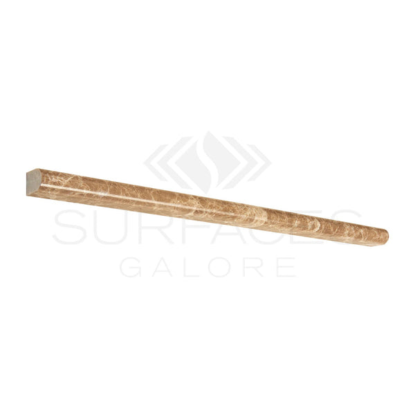 Emperador Light 1/2X12 Pencil Liner Marble Polished