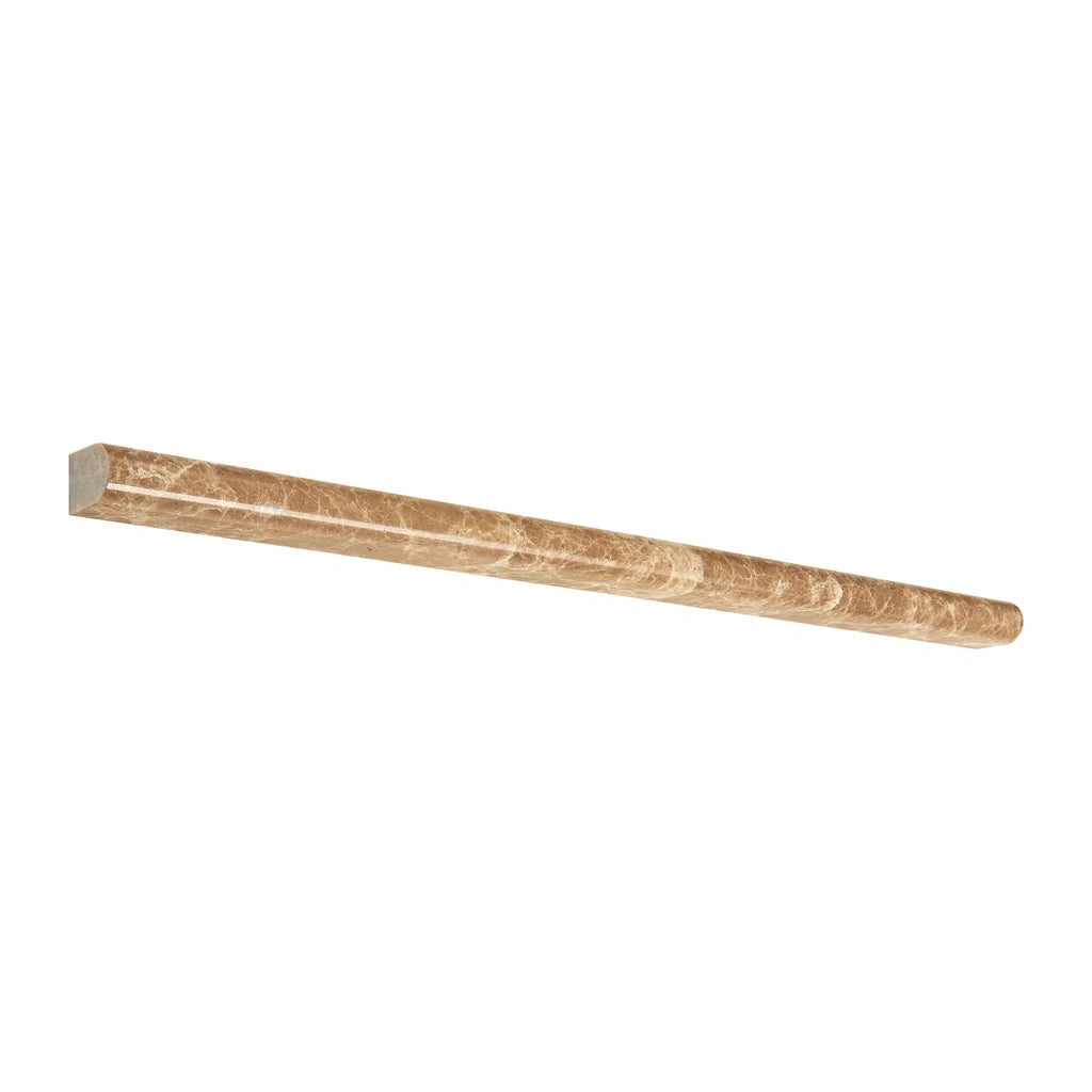 Emperador Light 3/4X12 Pencil Liner Marble Polished