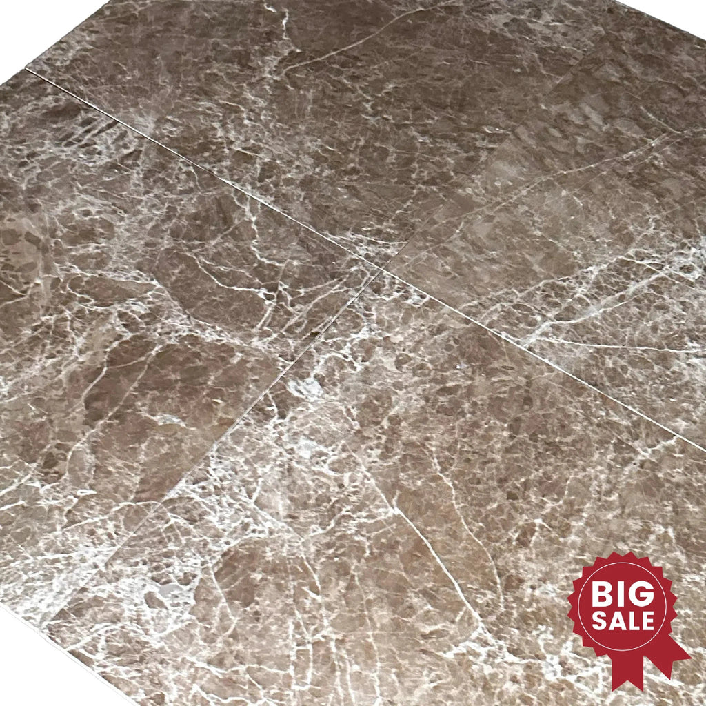 Emperador Light Marble 24X24 Polished Tile 224 Sq.Ft. - Discounted, Marble/Travertine Clearance Sale - SurfacesGalore