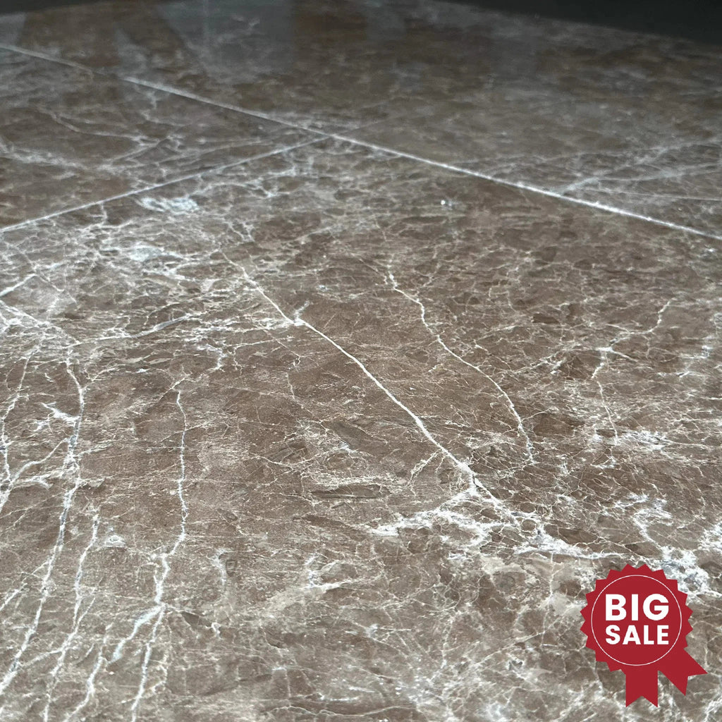 Emperador Light Marble 24X24 Polished Tile 224 Sq.Ft. - Discounted, Marble/Travertine Clearance Sale - SurfacesGalore