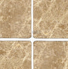 Emperador Light Marble 4X4 Tumbled