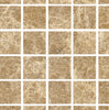 Emperador Light Premium 2X2 Mosaic Marble Polished - SurfacesGalore