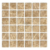 Emperador Light Premium 2X2 Mosaic Marble Tumbled - SurfacesGalore