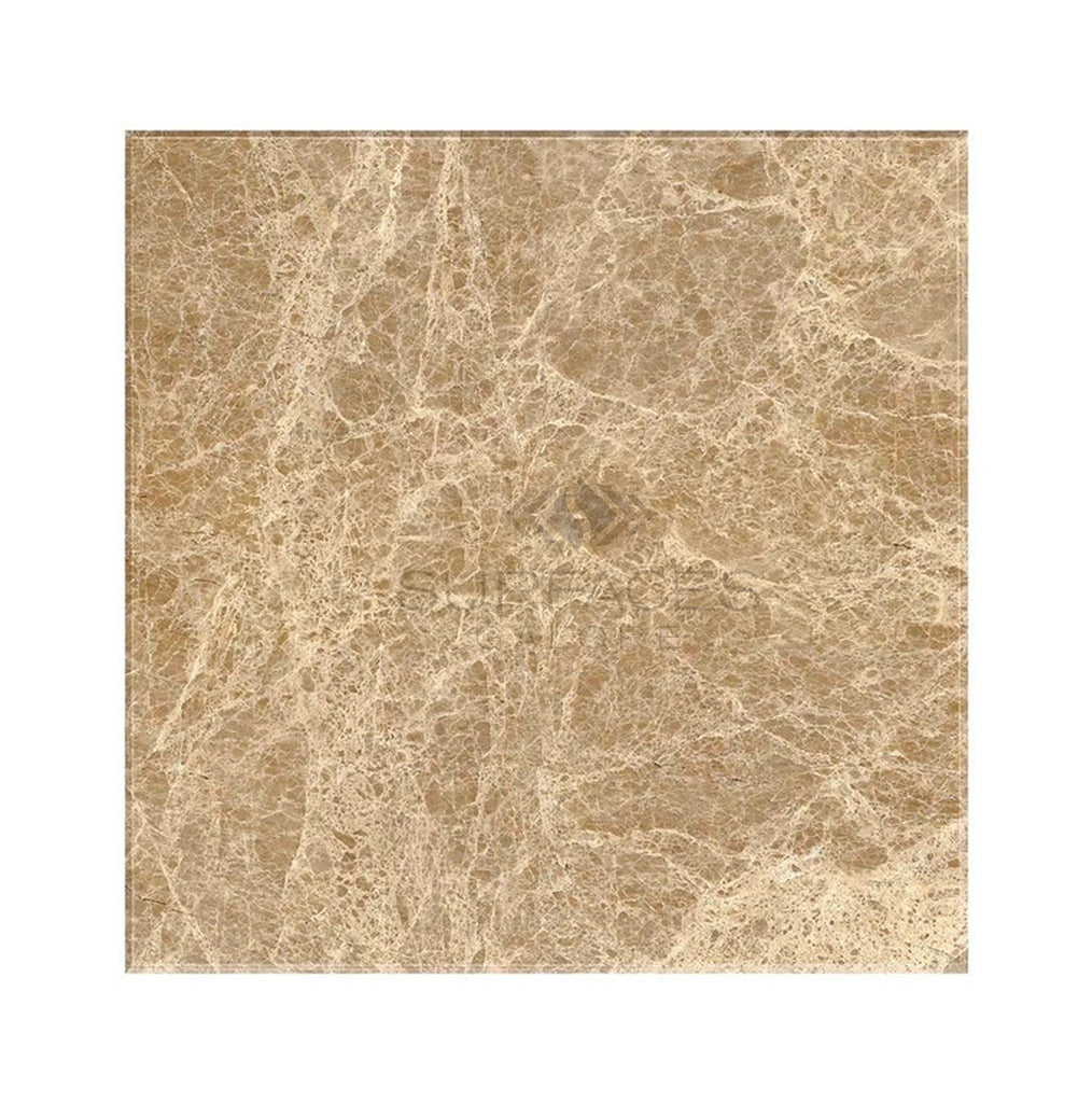 Emperador Light Premium Marble 12X12 Polished - SurfacesGalore