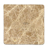 Emperador Light Premium Marble 6X6 Tumbled - SurfacesGalore