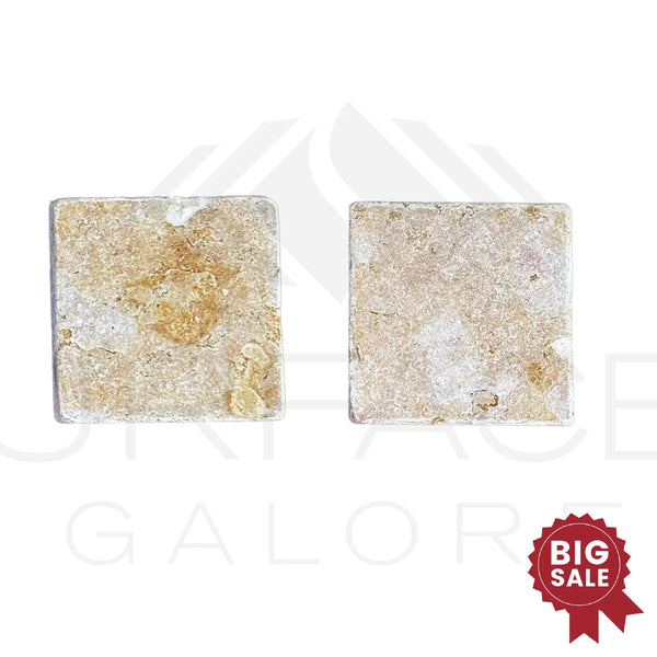 Giallo Reale (Gold - Yellow) Marble 6X6 Tumbled Tile 105 Sq.Ft. - Discounted, Marble/Travertine Clearance Sale - SurfacesGalore