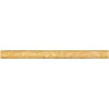 Gold/Yellow Travertine 1X12 Dome (Cane) Liner Honed - SurfacesGalore