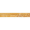 Gold/Yellow Travertine 2X12 OG - 1 (Single - Step Chair Rail Trim) Liner Honed - SurfacesGalore