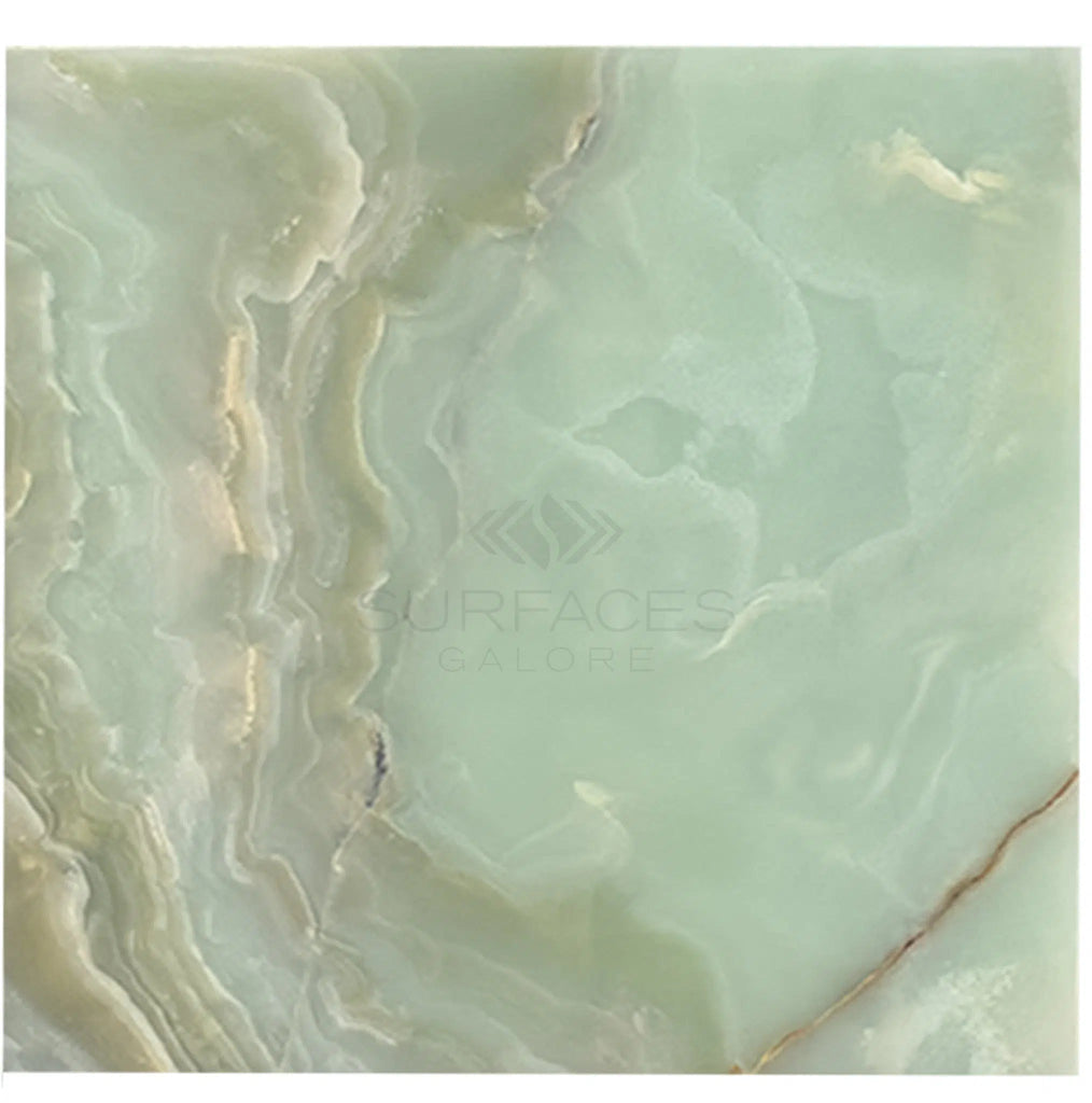 Green Onyx Marble 12X12 Polished