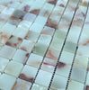 Green Onyx Premium Marble 1X1 Mosaic Marble Tile Polished - SurfacesGalore