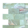 Green Onyx Premium Marble 2X4 Mosaic Marble Tile Polished - SurfacesGalore