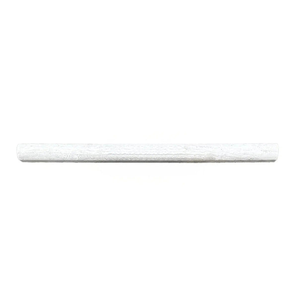 Haisa Light (White Wood) 1/2X12 Pencil Liner Limestone Honed