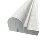 Haisa Light (White Wood) 2X12 OG-1 (Single-Step Chair Rail Trim)Liner Limestone Honed