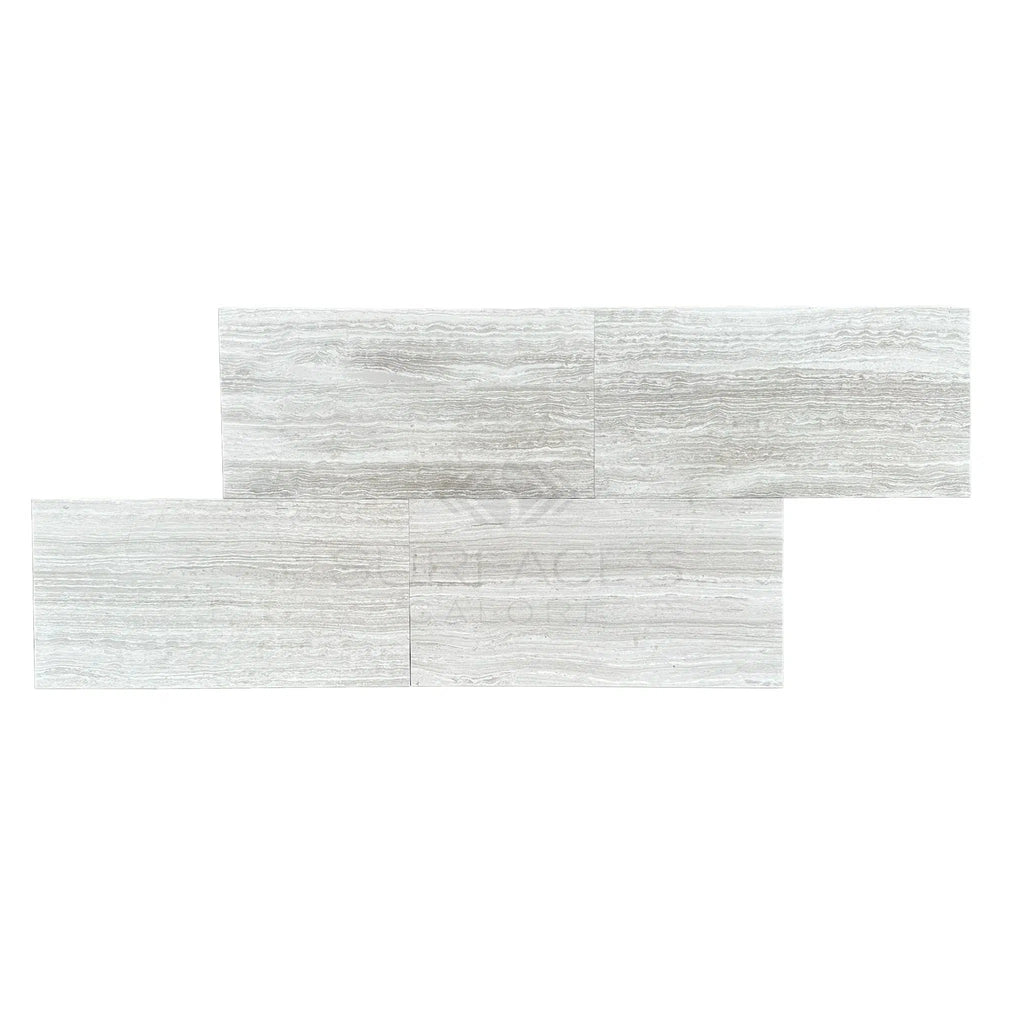 Haisa Light (White Wood) Premium 12X24 Limestone Honed - SurfacesGalore