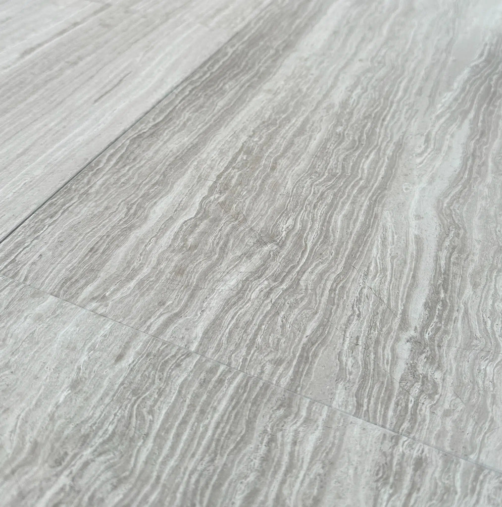 Haisa Light (White Wood) Premium 12X24 Limestone Honed - SurfacesGalore