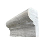 Haisa Light (White Wood) Premium 2X12 OG - 1 (Single - Step Chair Rail Trim)Liner Limestone Honed - SurfacesGalore