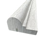 Haisa Light (White Wood) Premium 2X12 OG - 1 (Single - Step Chair Rail Trim)Liner Limestone Honed - SurfacesGalore