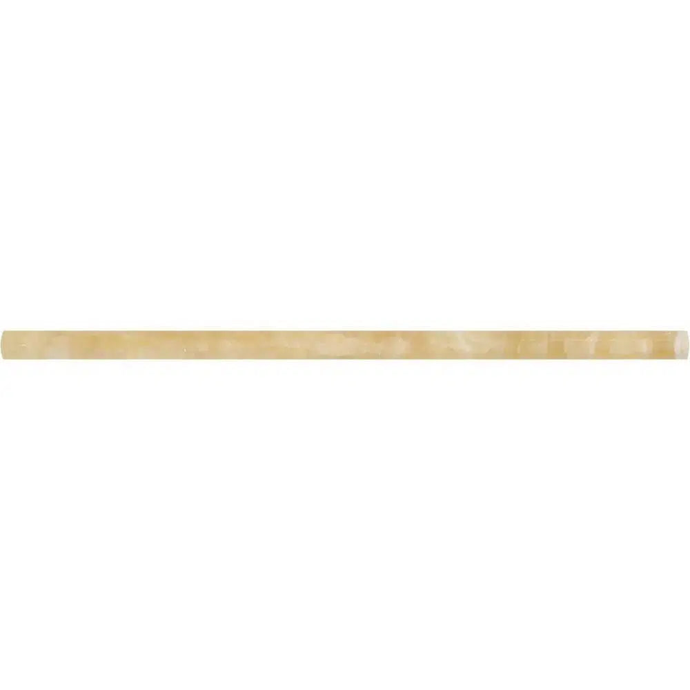 Honey Onyx (Giallo Crystal) 1/2X12 Pencil Liner Polished