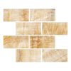 Honey Onyx (Giallo Crystal) Marble 3X6 Polished