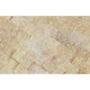 Honey Onyx (Giallo Crystal) Premium 1X2 Brick Mosaic Marble Tile Split - Faced - SurfacesGalore