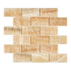 Honey Onyx (Giallo Crystal) Premium 2X4 Mosaic Marble Tile Polished - SurfacesGalore